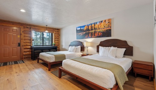 Habitación, 2 camas de matrimonio, accesible para personas con discapacidad, vistas a la montaña