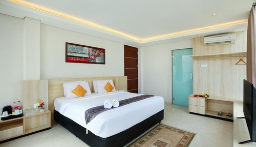 Habitación familiar, vistas al mar