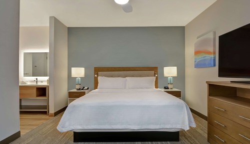 Estudio, 1 cama de matrimonio grande, accesible para personas con discapacidad, bañera