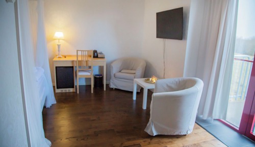 Habitación romántica doble, vistas al jardín