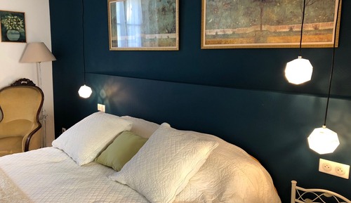 Habitación Deluxe con 1 cama doble o 2 individuales (La Chambre Bleue)