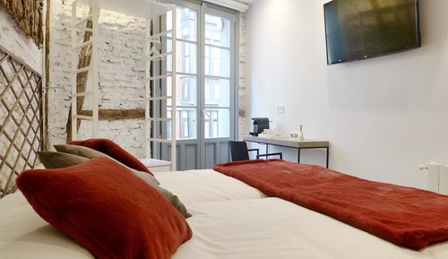 Habitación Deluxe con 2 camas individuales (Zazpi Kale)
