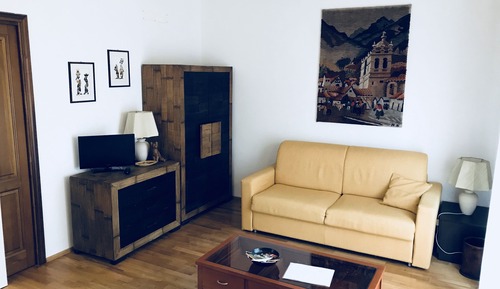 Habitación Confort doble, 1 cama de matrimonio con sofá cama