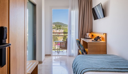 Habitación individual, balcón