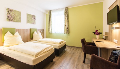 Habitación con 1 cama doble o 2 individuales