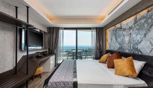 Habitación estándar, 1 cama doble, no fumadores, vistas al mar