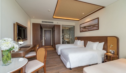 Habitación Premier, 2 camas individuales, balcón, vistas al mar