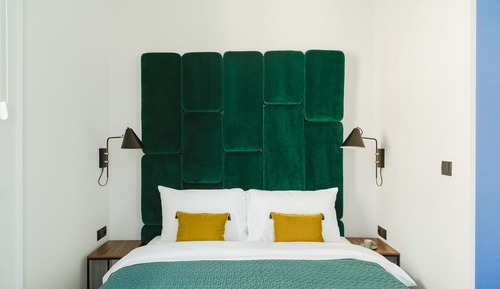 Habitación doble superior, 1 cama de matrimonio, vistas al patio (Relief)