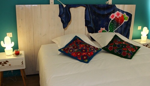 Habitación de lujo con 1 cama doble o 2 individuales, baño privado, vistas al jardín (Coyoacan)