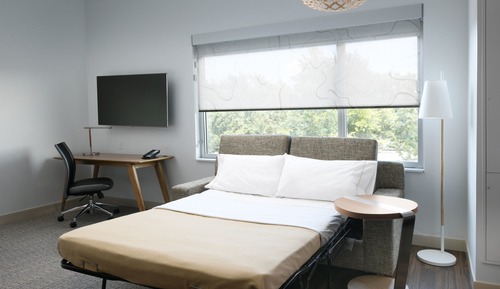 Estudio, 1 cama de matrimonio grande con sofá cama (Mobility Accessible, Roll-in Shower)