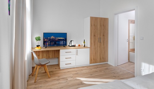 Habitación doble, 1 cama de matrimonio, no fumadores, vistas a la ciudad
