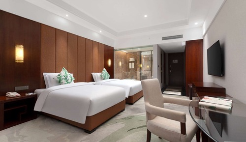 Habitación Deluxe, 2 camas individuales, no fumadores, vistas al jardín