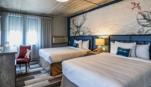 Habitación Deluxe, 2 camas de matrimonio, no fumadores