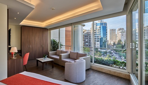 Suite junior, 1 cama de matrimonio grande, vistas a la ciudad