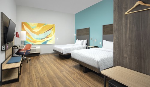 Habitación, 2 camas de matrimonio, accesible para personas con discapacidad (Hearing)