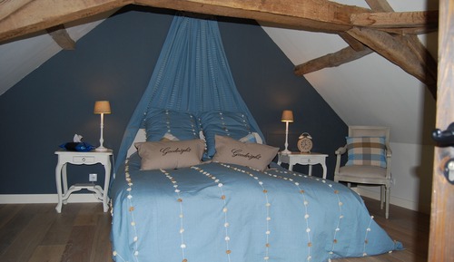 Habitación con 1 cama doble o 2 individuales, vistas al lago (Chambre )