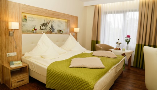 Habitación estándar doble, balcón (Märchenzimmer)