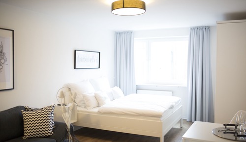 Apartamento clásico, 1 cama de matrimonio con sofá cama