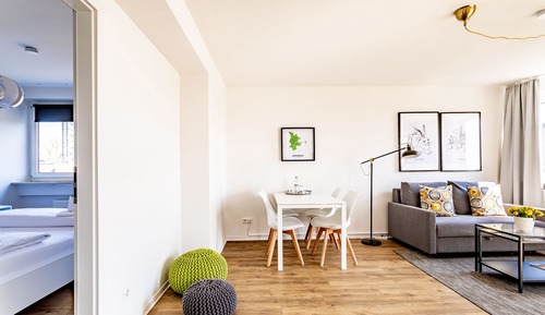 Apartamento Confort, 1 cama de matrimonio con sofá cama