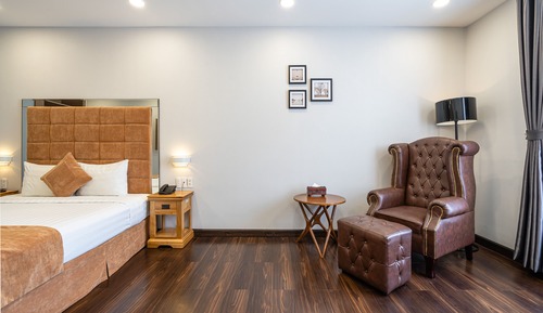 Habitación Deluxe doble, 1 cama de matrimonio, no fumadores, vistas a la ciudad