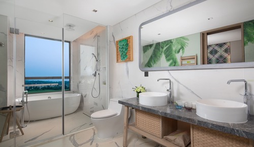 Suite, 2 habitaciones, vistas al jardín (Living)