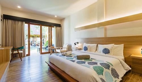 Habitación Deluxe doble, vistas al jardín