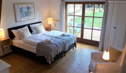 Apartamento Confort, 1 cama de matrimonio, no fumadores, vistas al jardín