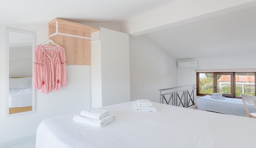 Habitación triple, vistas al mar (Ammos)