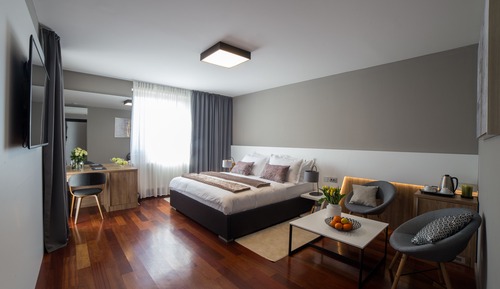 Suite de lujo, 1 cama de matrimonio grande, vistas al mar