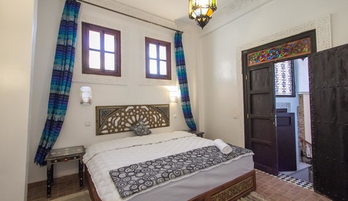Habitación económica doble, 1 cama doble, vistas al patio