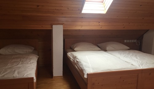 Habitación cuádruple, varias camas