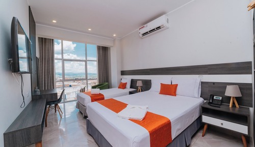 Habitación panorámica con 1 cama doble o 2 individuales, 1 habitación, no fumadores