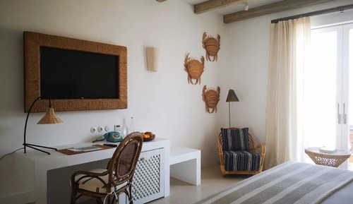 Habitación doble, vistas a la piscina