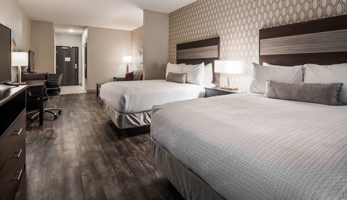 Suite, 2 camas de matrimonio, no fumadores, frigorífico y microondas (with Sofabed)
