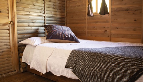 Cabaña panorámica, 1 habitación, baño privado, vistas al lago