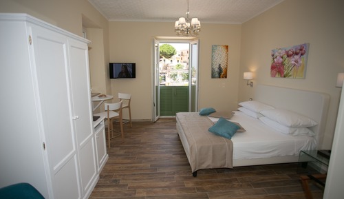 Habitación Deluxe doble, balcón, vistas al mar (Principessa Costanza)