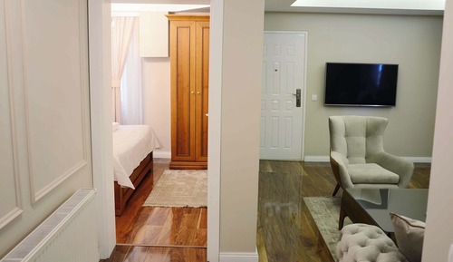 Habitación de lujo con 2 camas individuales, varias camas, vistas a la ciudad