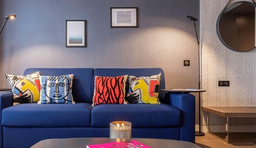 Suite ejecutiva, 1 cama de matrimonio grande con sofá cama, vistas al mar