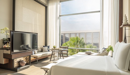 Habitación Deluxe, 1 cama de matrimonio grande (Palm Court)