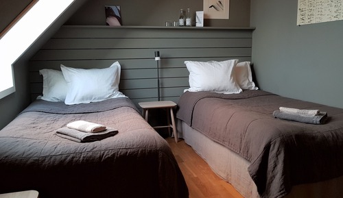 Habitación con 2 camas individuales