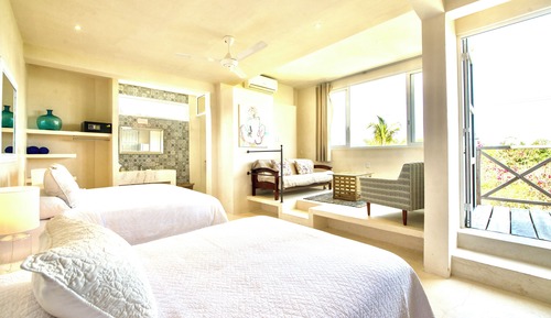 Suite familiar, vistas al jardín