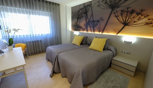 Habitación con 1 cama doble o 2 individuales