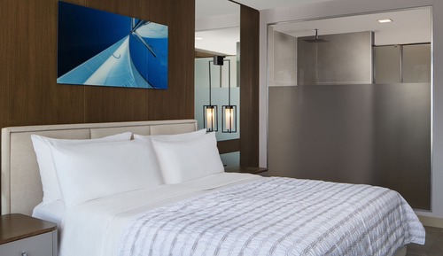 Suite junior, 1 cama de matrimonio grande, no fumadores, vistas al mar (Balcony)