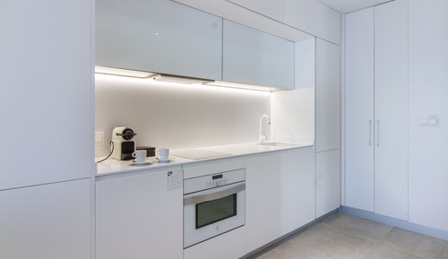 Suite, cocina, vistas al mar
