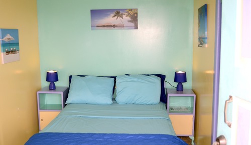 Bungalow, vistas al mar, sobre el agua