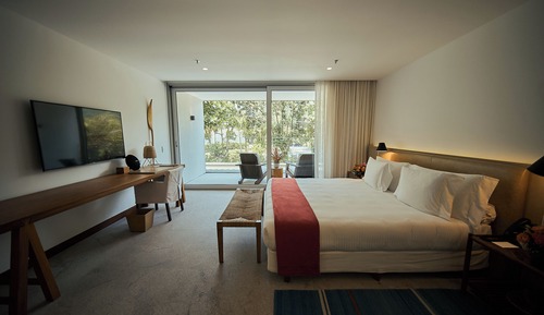 Habitación superior, vistas al jardín