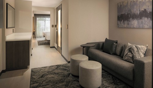 Suite estudio, varias camas, balcón