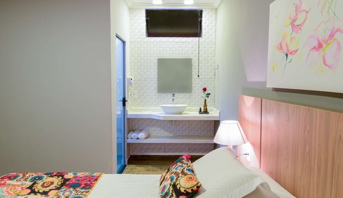 Habitación familiar, vistas al jardín