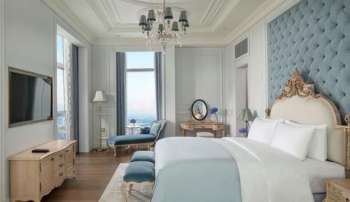 Habitación de lujo, 1 cama de matrimonio grande, Acceso al salón del club