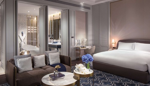 Suite Club, 1 cama de matrimonio grande, Acceso al salón del club (Prestige)